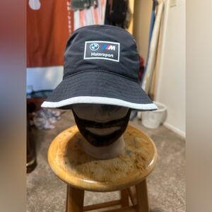Vintage Puma BMW “triple black” bucket hat 00s